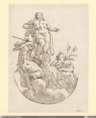 Herakles mit Athene und Eirene