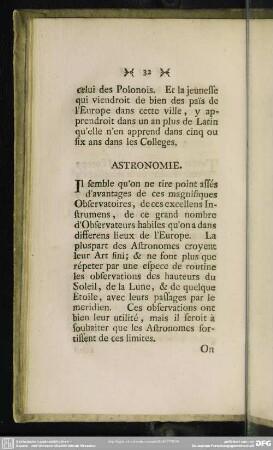 Astronomie