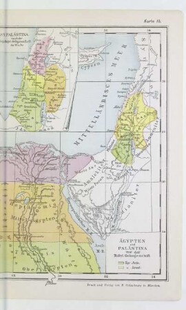 Ägypten und Palästina vor der Babyl. Gefangenschaft