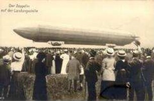Landung des Zeppelin III in Tegel