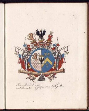 Henning Bernhard Graf von der Goltz, Carl Alexander Graf von der Goltz