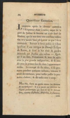 Quatrième Entretien