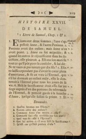 109-112, Histoire XXVII