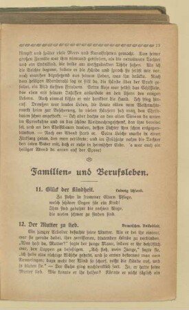 Familien- und Berufsleben