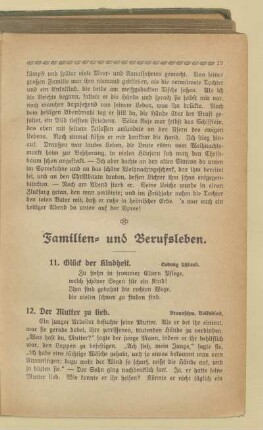 Familien- und Berufsleben