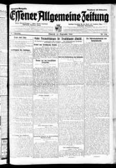 Essener allgemeine Zeitung. 1918-1943