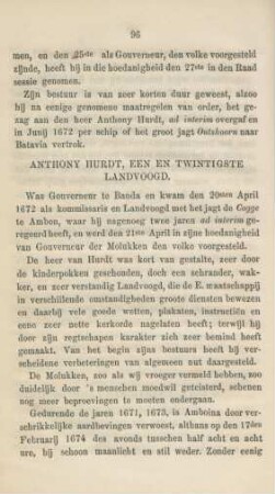 Anthony Hurdt, een en twintigste landvoogd