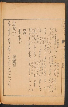 Dorgi fiyelen = 內篇