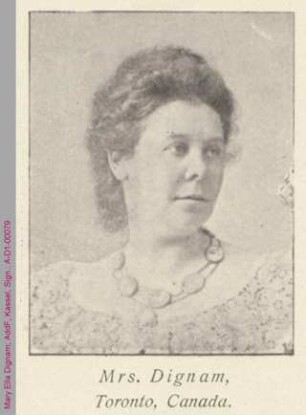 Porträt von Mary Ella Dignam