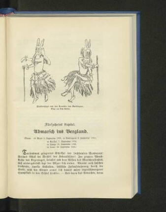 Fünfzehntes Kapitel. Abmarsch ins Bergland.