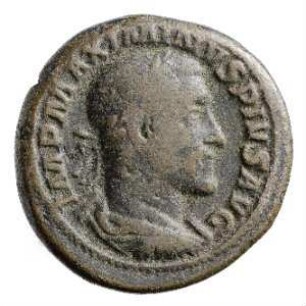 Münze, As, März 235 bis Januar 236 n. Chr.