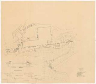 Kreiskrankenhaus, Rotenburg/Fulda Grünanlagen: Technischer Plan 1:200, 1:10