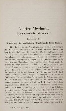 Vierter Abschnitt. Das neunzehnte Jahrhundert.