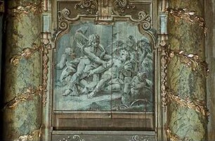 Venus fordert Amor auf, einen seiner Pfeile zu verschießen