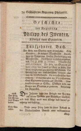 Funfzehntes Buch.