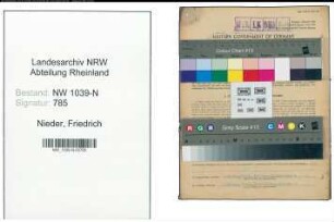 Entnazifizierung Friedrich Nieder , geb. 12.03.1886 (Kaufmann)