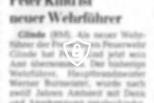 [Name maskiert] ist neuer Wehrführer