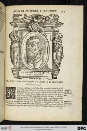 Vita d'Antonio Rossellino Scultore, e di Bernardo suo fratello