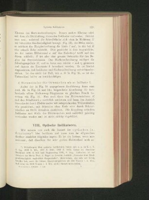 VIII. Optische Indikatoren.