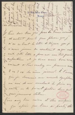 Brief an B. Schott's Söhne : 25.12.1883