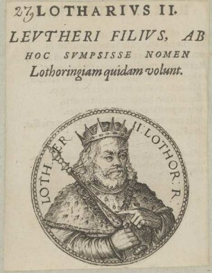 Bildnis des Lotharius II.