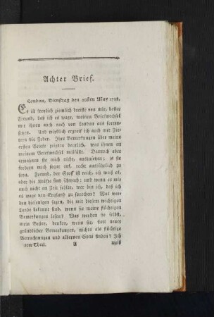 Achter Brief.