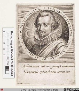 Bildnis Johann Ernst, Graf von Nassau-Siegen