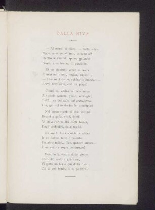 Dalla riva