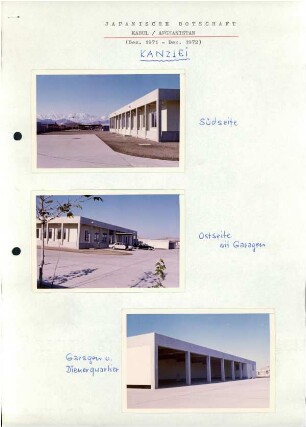 Japanische Botschaft, Kabul, 1969-1973