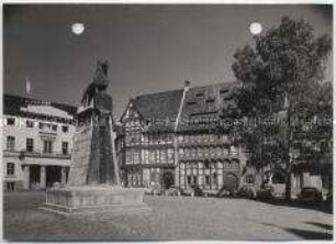 Braunschweig, Gildehaus und Löwe