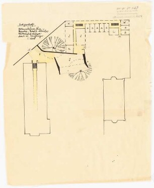 Evangelisches Diakonissenkrankenhaus Bethanien, Berlin-Kreuzberg Umbau. Schwesternhaus: Lageplan 1:400