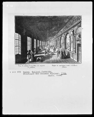 Mainz, Stichwerk zum Schloss Favorite: Galerie im Rheinschlösschen