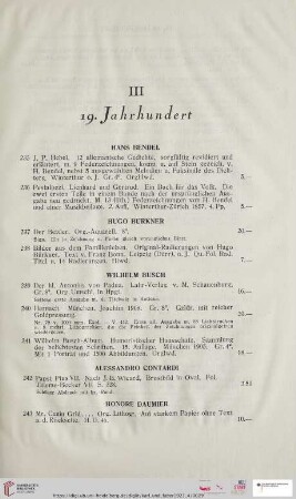 III 19. Jahrhundert (Nr. 235 - 388)