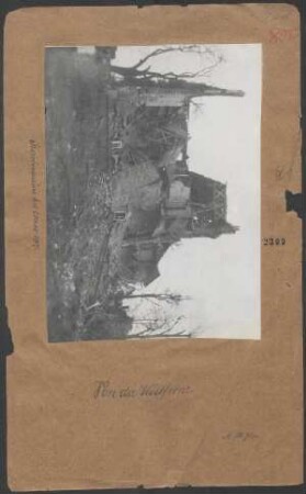 Kirchenruine bei Arras