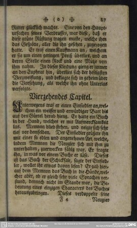 Vierzehendes Capitel