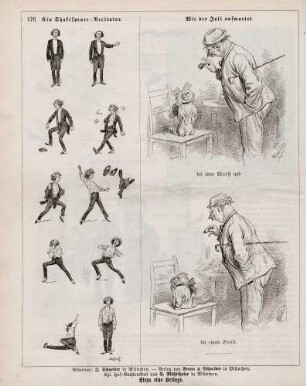 "Ein Shakespeare-Recitator" "Wie der Joli aufwartet"