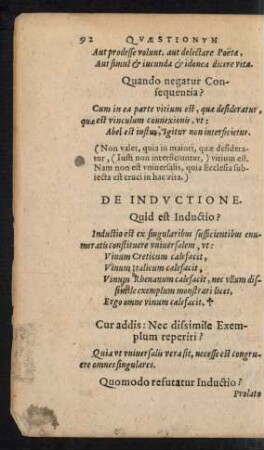 De Inductione.