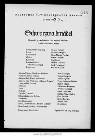 Schwarzwaldmädel