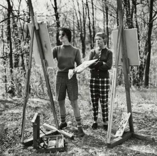 Modeaufnahmen im Skidmore College (Mademoiselle)