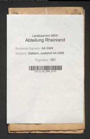 Wilhelm Burgers, Bürger zu Geldern, gegen Regierer der Herrlichkeit Venray wegen rückständigen Kapitals