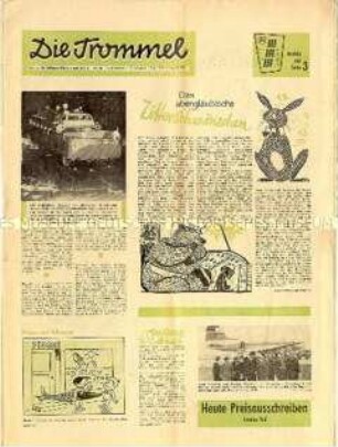 Wochenzeitung der Pionierorganisation "Die Trommel"