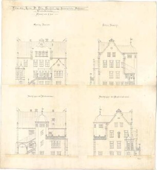 Fischer, Theodor; Würzburg; Haus Dr. Seifert - Ansichten