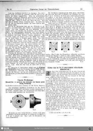 Ueber das in Nr. 9 abgebildete rätselhafte Räderwerk