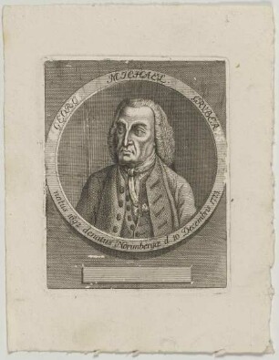 Bildnis des Georg Michael Grvber