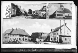 Waldhausen. Kirche und Schulhaus, Bierbrauerei Bantleon
