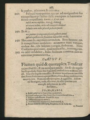 Caput V. Flumen quid & quotuplex.