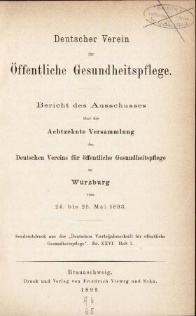 18: Würzburg vom 24. bis 28. Mai 1893