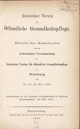 18: Würzburg vom 24. bis 28. Mai 1893