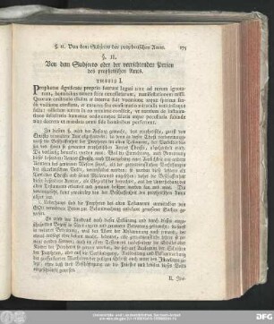 §. 11. Von dem Subjecto oder der verrichtenden Person des prophetischen Amts.