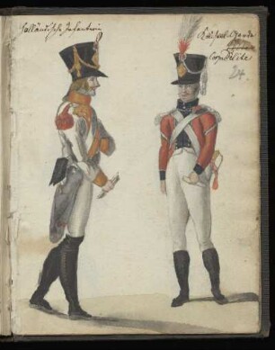 Holländische Infanterie u. Elitecorps der ksl. Garde